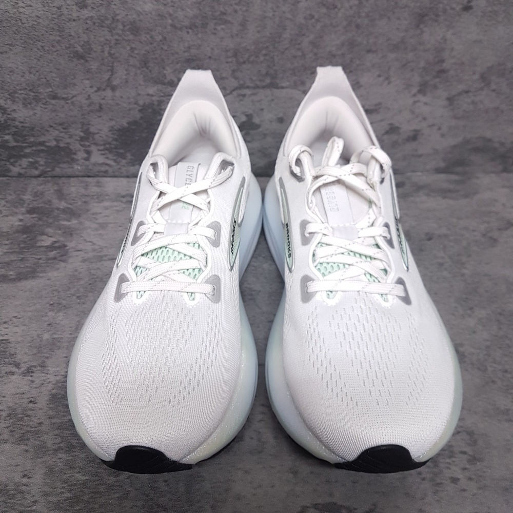 BROOKS Glycerin 22 Road Running Walking Shoes Womens 9.5 Pearl White 1204341B166 - Picture 3 of 7